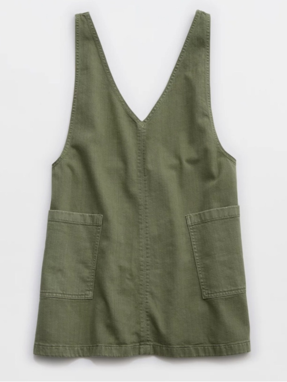 aerie olive denim skirtall
